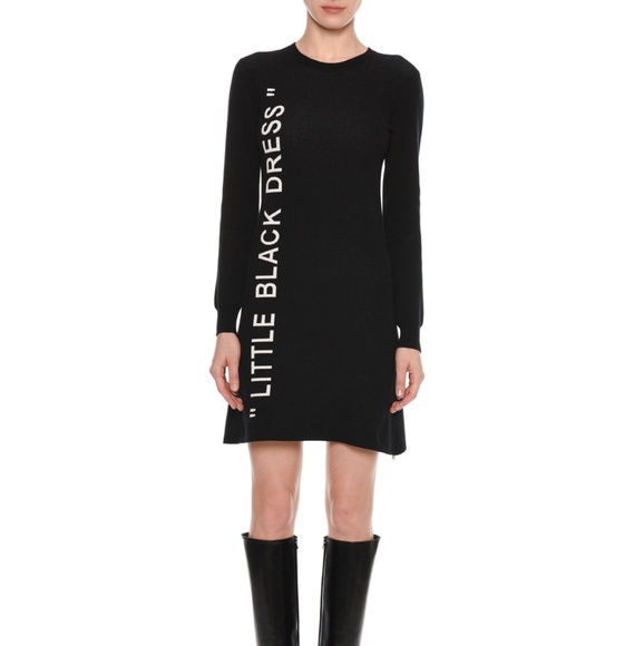 little black dress off white